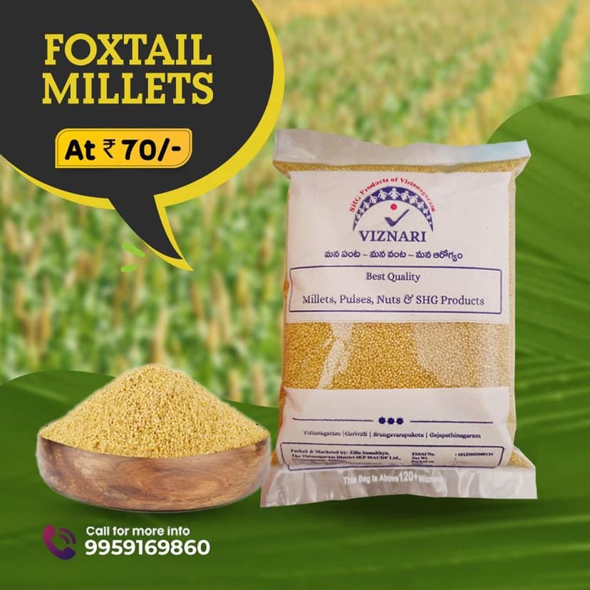 Organic Foxtail Millets - 500 grms view 2