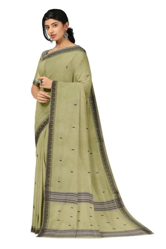 APCO Handloom (A Andhra Pradesh Govt Emporium)- Women's Traditional Pure Handloom Bandar (Polavaram) Cotton Saree | BCS0039 view 2