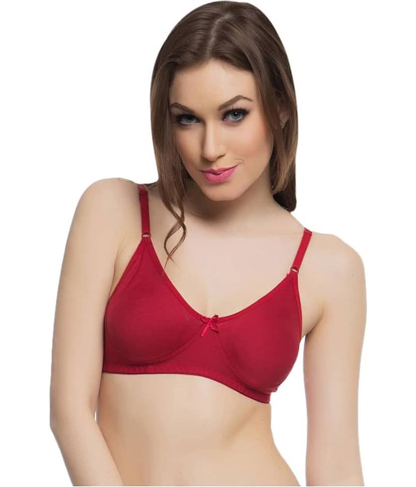 Clovia Poly Cotton T-Shirt/ Seamless Bra view 2