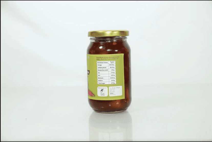Fasting Lemon Pickle 500g view 2