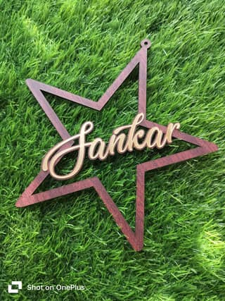 Personalised Star Gift Tag