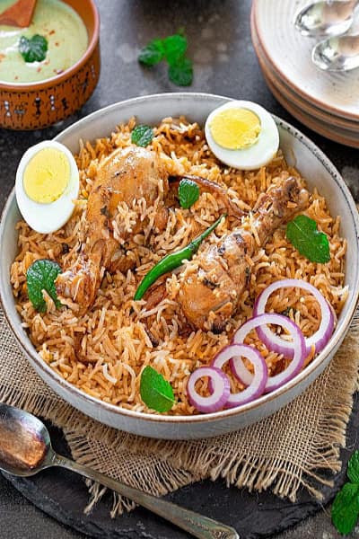 Chicken biryani