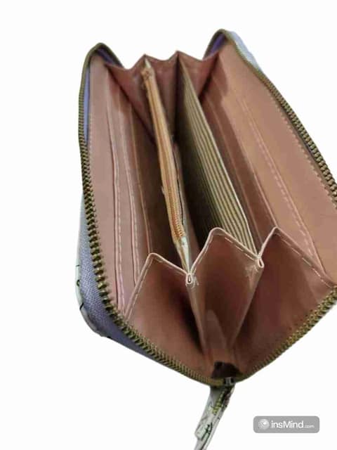Bifold Wallet with Zip Coin Pocket view 2