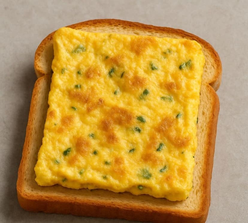 Bread omlette [2 eggs]