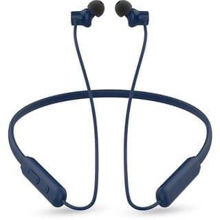Digimate Gabbar 24Hours Playtime Wireless Bluetooth Neckband, Bluetooth 5.1, Fast Type-C Charging With Mic & Voice Assistant, IPX2 Waterproof (DG-NB-1011, Blue)