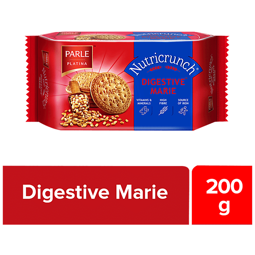 Parle Nutricrunch Digestive Marie, 200 g Pouch