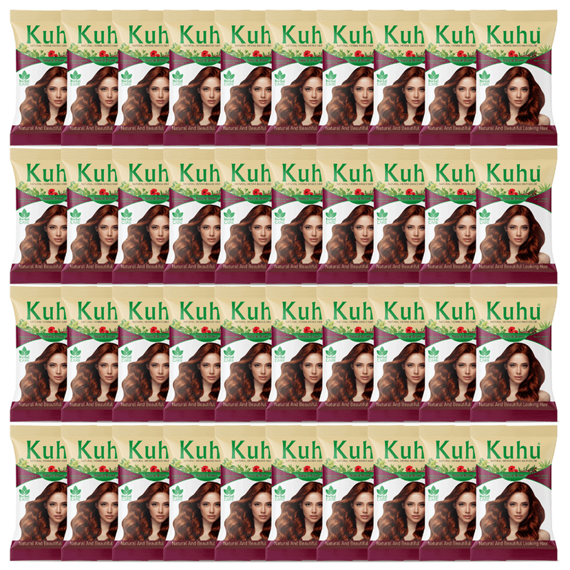 KUHU Herbal No Ammonia Hair Color Natural Brown
