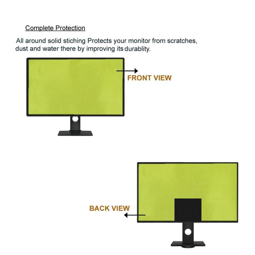 PalaP Super Premium Dust Proof Monitor Cover for ASUS 24 inches Monitor (Green) view 2