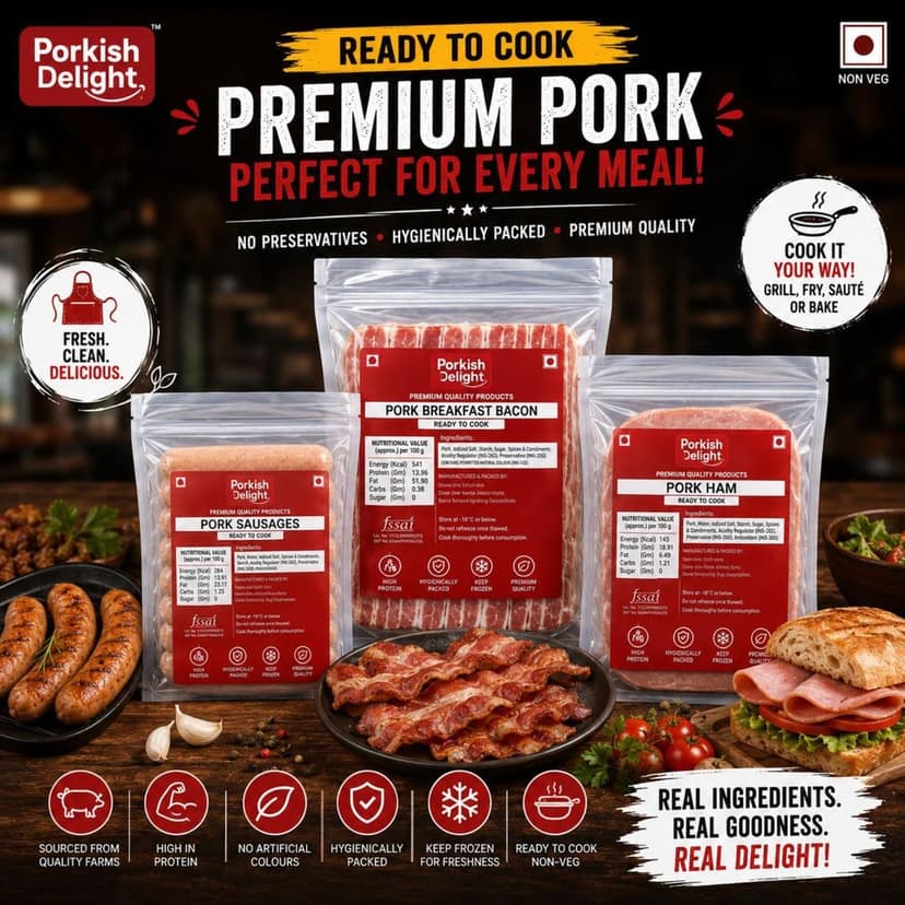 TASH Premium Chicken Frankfurter - 250g | Juicy & Smoked Gourmet Chicken Sausages | High Protein, Ready-to-Cook Breakfast & Snack Essential | No Added Fillers, Authentic Deli Style view 2