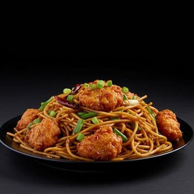Chicken Manchurian Noodles