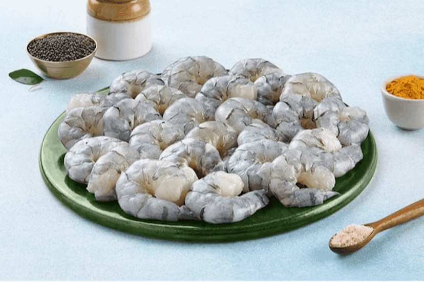 Black Tiger Prawns - Cleaned And Deveined - 250gms