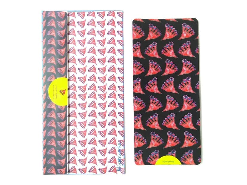 Lakshmi Padam Gift Envelopes and Card - blue 3 view 2