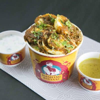 Egg Biryani & Chicken 65 & Cool Drink