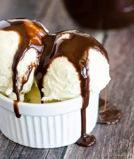 Hot chocolate fudge