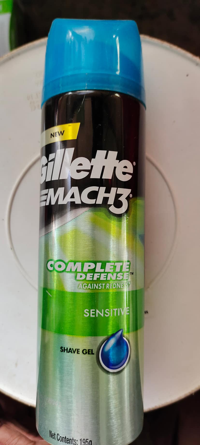 Gillette mach 3 sensitive shave gel