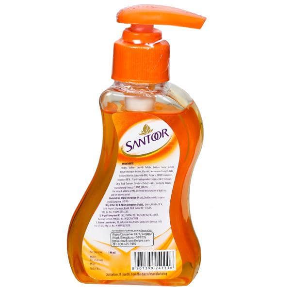 Santoor Gentle Handwash Pump Classic 100 Ml view 2