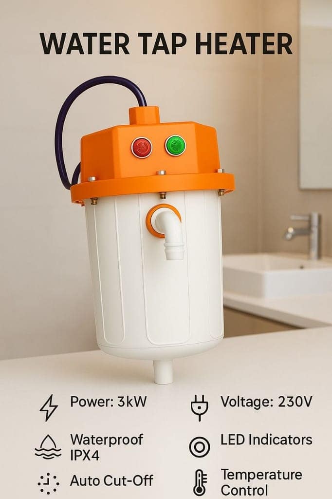 SPARKWORLD Instant Water Tap Heater | Colour: Indian view 2