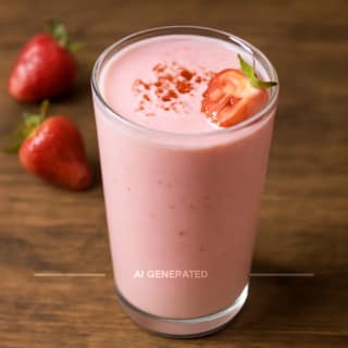 Strawberry lassi