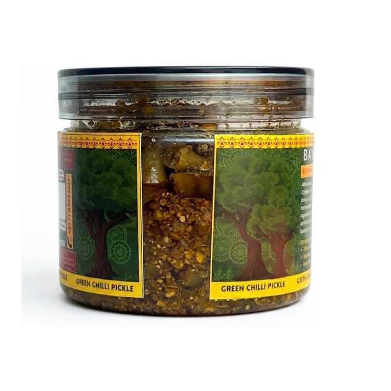 Green Chilli Pickle | Hari Mirch Ka Homemade Achar | Traditional Indian Pickle | Baya India view 2