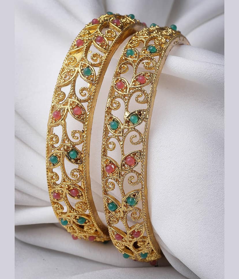 Sukkhi Multicolor Bangle Set ( Pack of 2 ) view 2