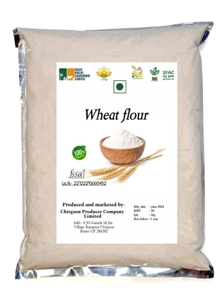 Wheat flour | 1Kg (pack of 3)