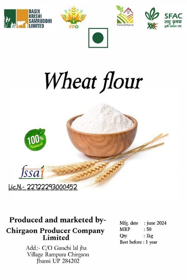Wheat flour | 1Kg (pack of 3) view 2