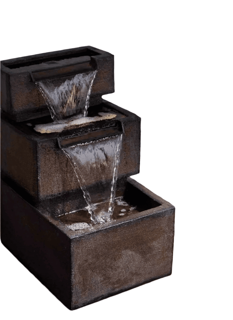 Table Top 2 Step Fountain Poly Resin Pump (52x31x41 cm) Mothers day Gift Diwali Decor Labour Day Black Friday Christmas Sale return Gifts Home Decor New Year
