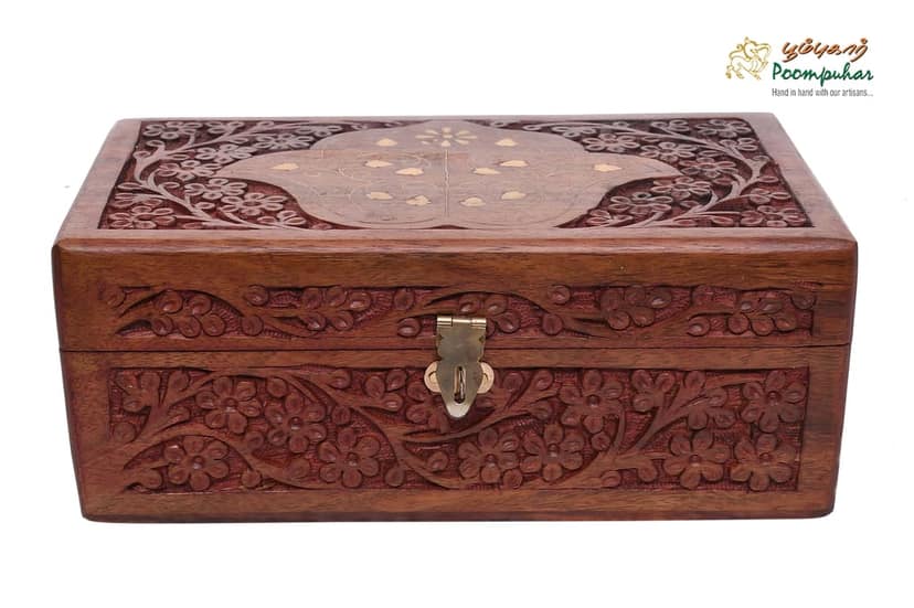 10x8 INCH SHEESAMWOOD BANGLE BOX view 2