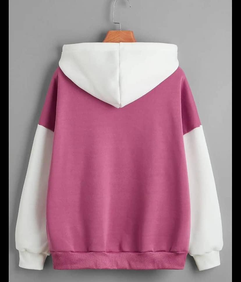 HARPITA Fleece Hooded Men's Sweatshirt - Pink ( Pack of 1 ) view 2