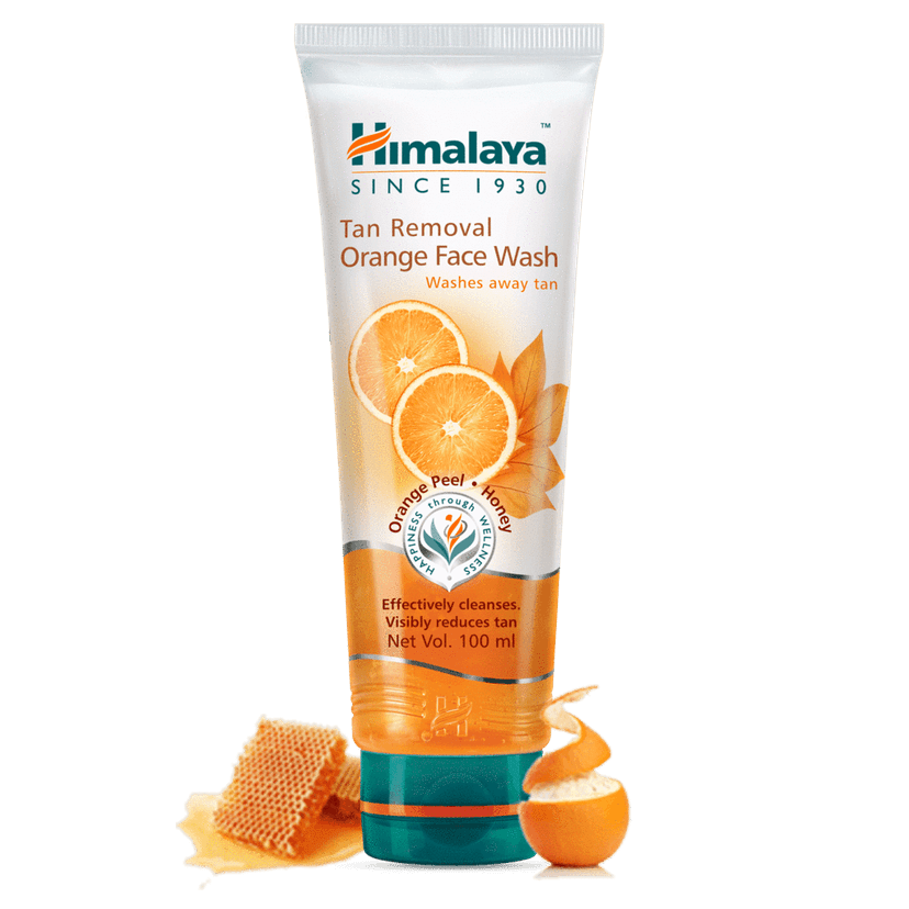 Himalaya Herbals Tan Removal Orange Face Wash, 100 ml