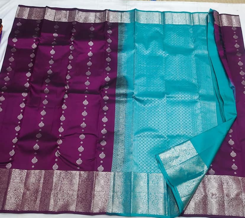 Kanchipuram silk sarees view 2