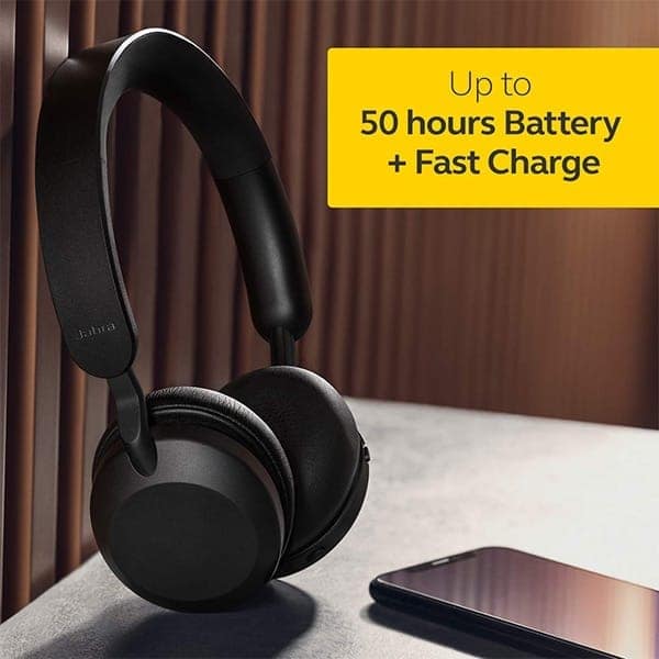 Jabra Elite 45H On Ear Wireless Headphones view 2