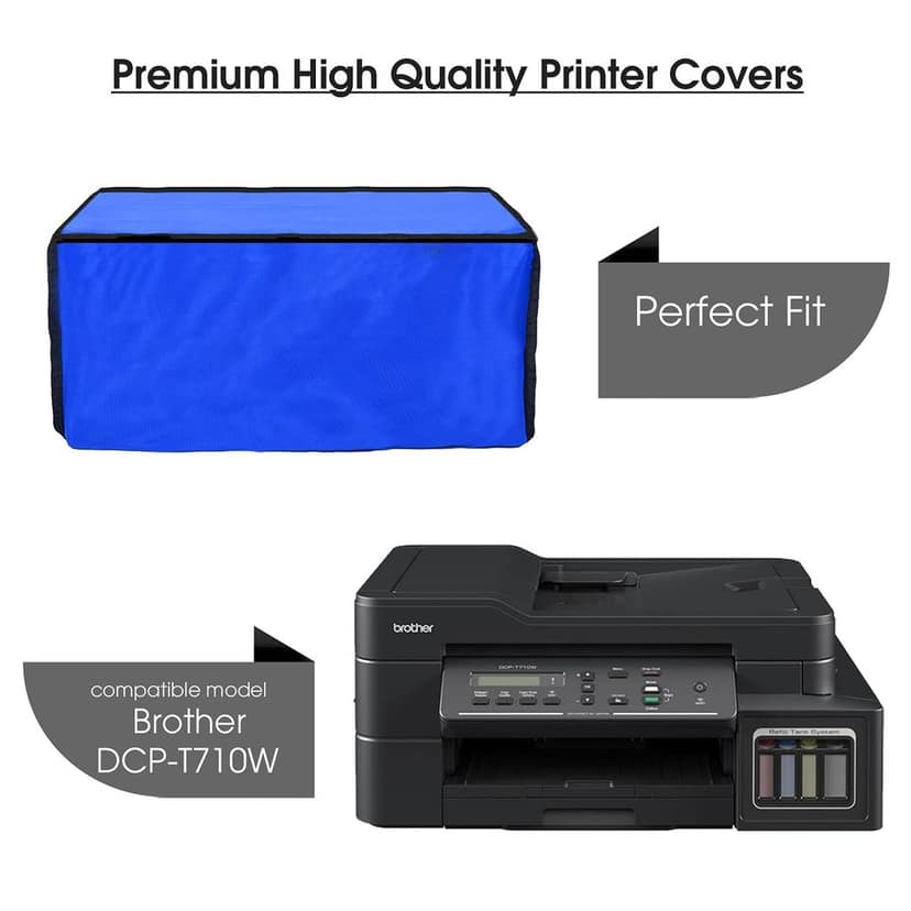 Palap Super Premium Dust Proof Printer Cover for Brother DCP-T710W Blue ; 48.5 x 43 x 24.5 Cms view 2