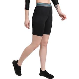 Ninq Solid Women Light Blue, Black Tights