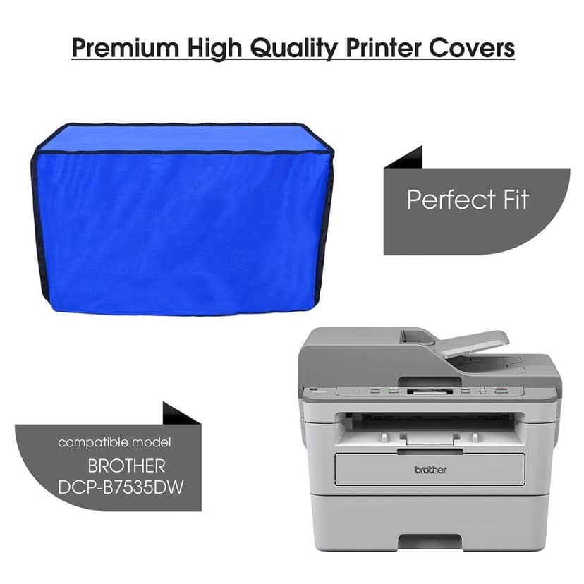 Palap Super Premium Dust Proof Printer Cover for Brother DCP-B7535DW(Blue; 46 x 44.85 x 36.85 cm) view 2