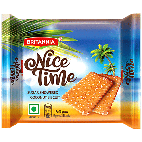 Britannia Nice Time Coconut Biscuits - 54.4 g