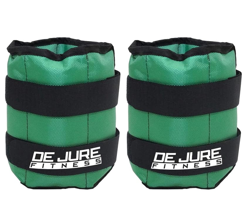 DE JURE FITNESS Ankle & Wrist Weight Set, Adjustable Strap