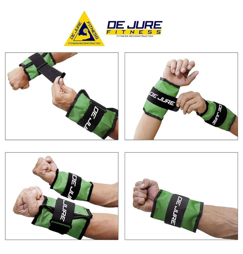 DE JURE FITNESS Ankle & Wrist Weight Set, Adjustable Strap view 2