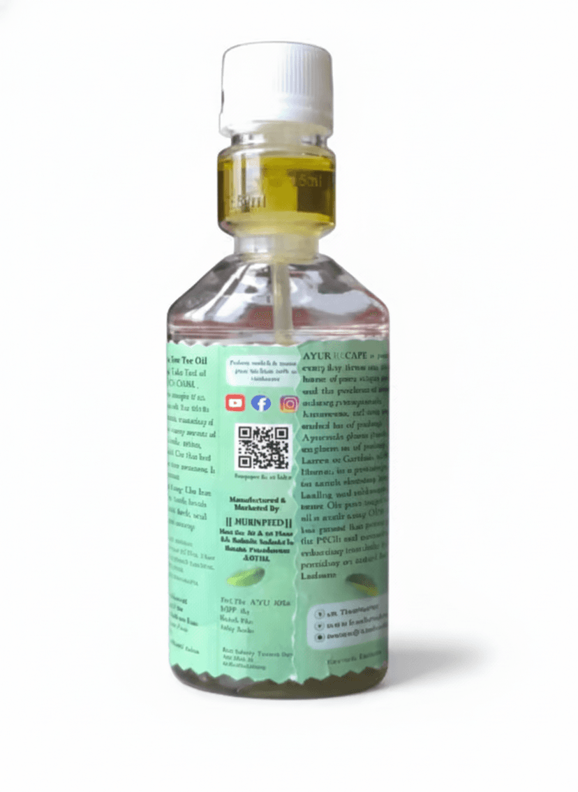 Hrushived Ayur O Care Ayurvedic Oil Pulling Blend with Virgin Coconut Oil Mint Nutmeg and Cinnamon view 2