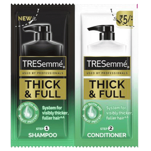 TRESemme Hair Shampoo & Conditioner Thick & Full 14ml