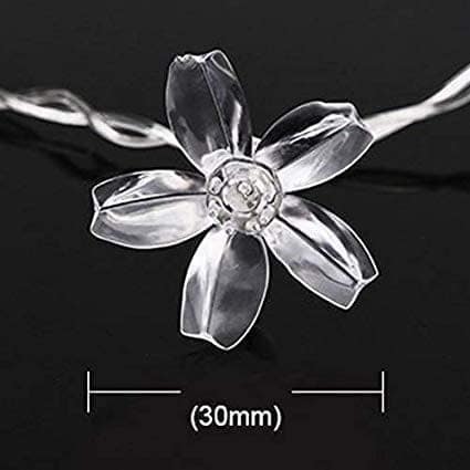 GLOWSERIE Green LED Flower String Lights – Decorative Fairy Lights for Home & Garden view 2
