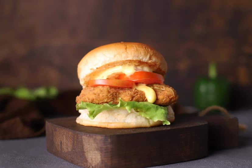Chicken fillet burger