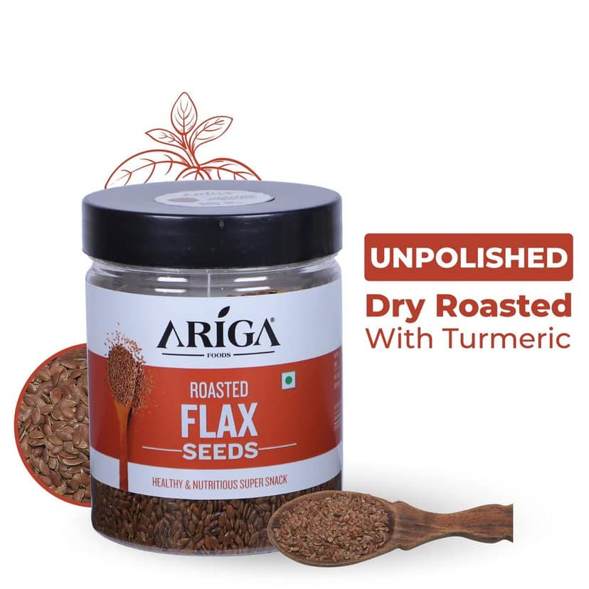 Ariga Foods Premium Roasted Flax Seeds (200 g)