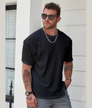 fashion and youth Pack of 1 Cotton Blend Oversized Fit Men's T-Shirt ( Green )