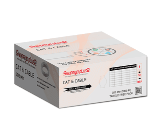 Shivpriya Plus2 Cat6 Ethernet Cable-305 Meter (Gray)