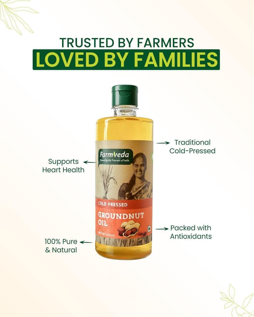 Groundnut Oil (Cold Pressed) - 500 ml view 2
