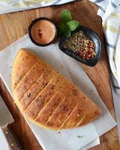 Veg garlic double cheese bread
