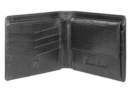 RL Men's W 16 - Blk Black Leather Nova Long Grain Wallet view 2