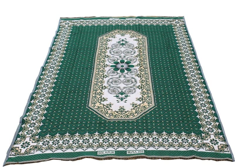 Solance Cotton Solapur Carpet, Dhurrie, Rug, Galicha (Multicolour, 58 inch x 88 inch) Pack of 1 view 2