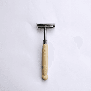 Malvaa Eco-Friendly Double Edge Safety Razor with Wooden Handle